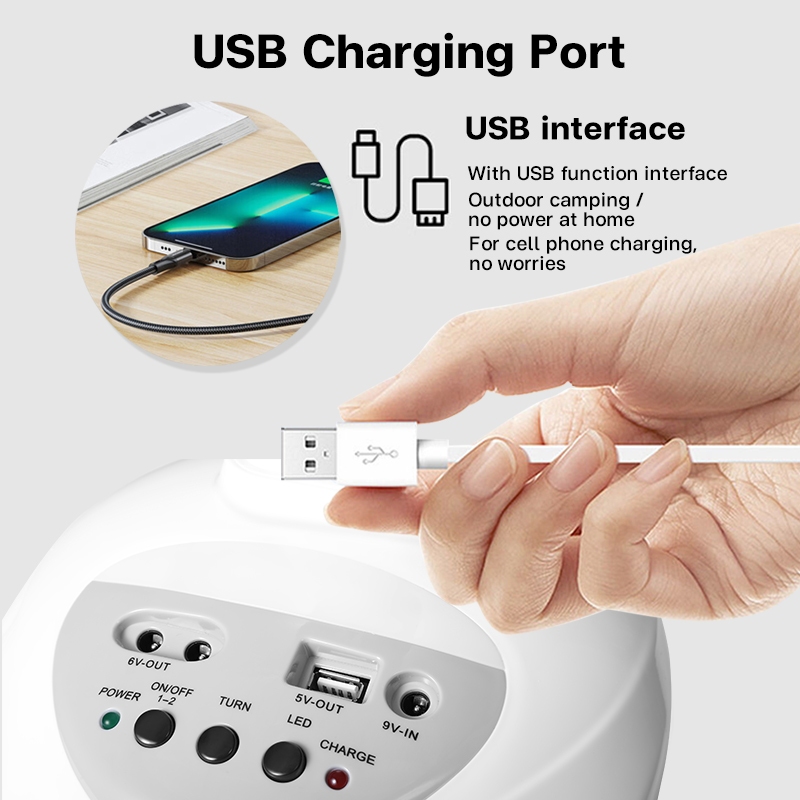 【FREE 2 LED】Solar electric fan 12“ 14” 16“ electric fan with solar fan and USB led lights stand fan - Image 5