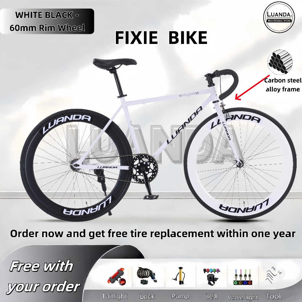 Fixed Gear Average Bike Size Shop Fixie Bike For Sale On Shopee