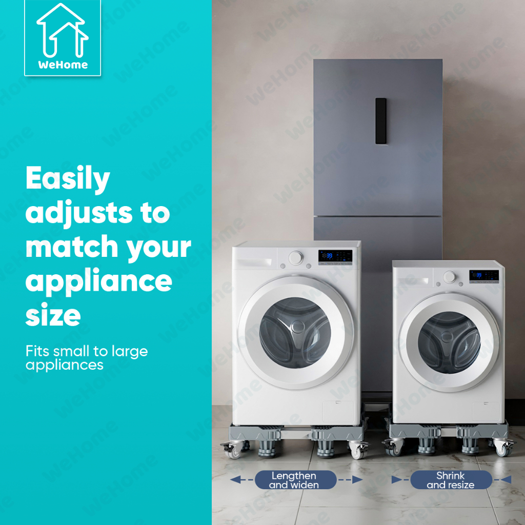 WeHome Ref Stand Washing Machine Stand with Wheels 8 Legs 8 Wheels Patungan ng Refrigerator - Image 3