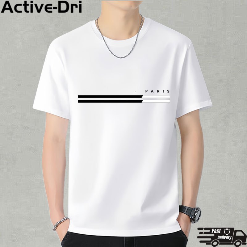 [BUY 1 TAKE 1] 3Color active Men's simple casual printed T-shirt Short-sleeved crew neck Size：xs-xxl - Image 2