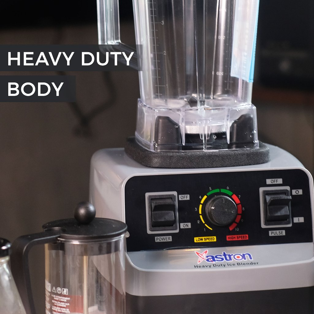Astron ICEPOWER 1500W Heavy Duty Blender | Ice-Crushing | 2L Capacity - Image 4