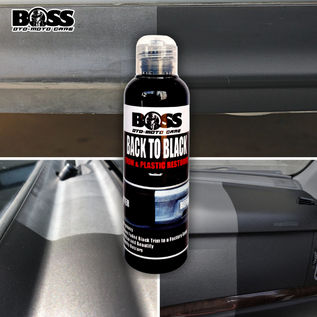 2PCS BOSS BACK TO BLACK PLASTIC TRIM RESTORER - Image 2