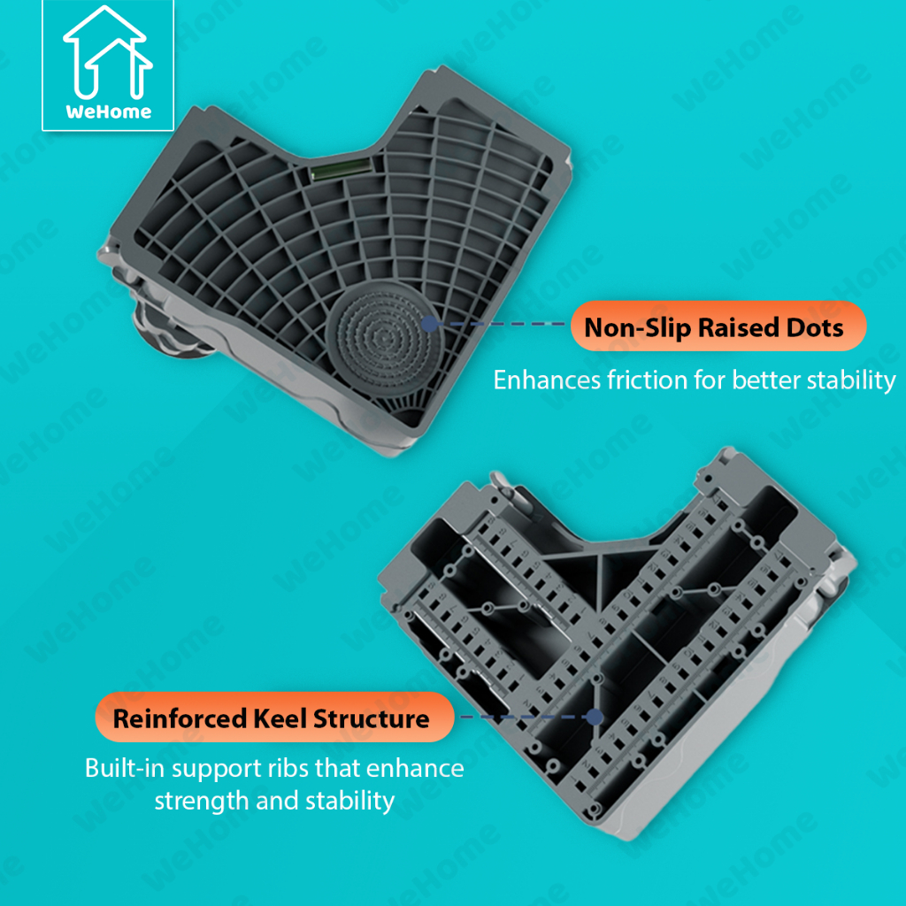 WeHome Ref Stand Washing Machine Stand with Wheels 8 Legs 8 Wheels Patungan ng Refrigerator - Image 6