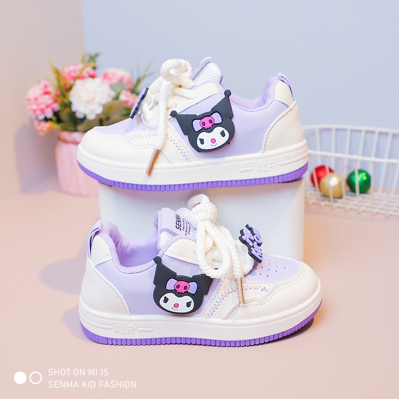 SENMA Korean Shoes For Kids Girls Rubber Shoes Cartoon Sneakers Kuromi Baby Shoes 1 to 6 Years Old - Image 4