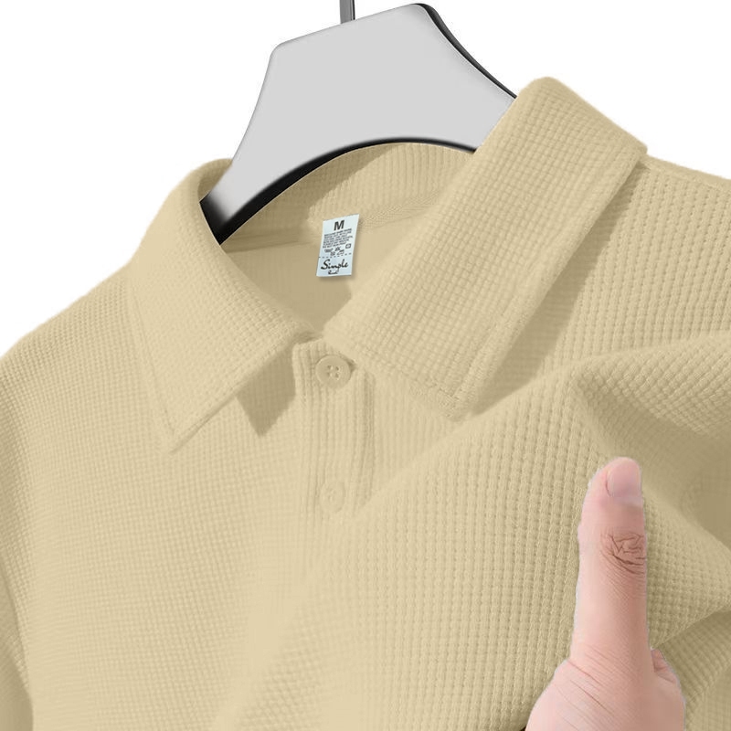 Simple Rush Tropical Chill Waffle Polo Lightweight Breathable & Affordable for Men & Women — view 4