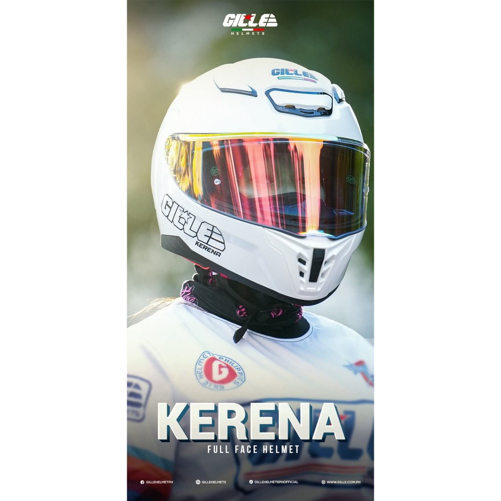 【𝑩𝒖𝒚 𝟏 𝑻𝒂𝒌𝒆 𝟏】GILLE COUPLE KERENA Buy 1 Take 1 Revo Visor Helmet Full Face for Motorcycle Free Visor - Image 7