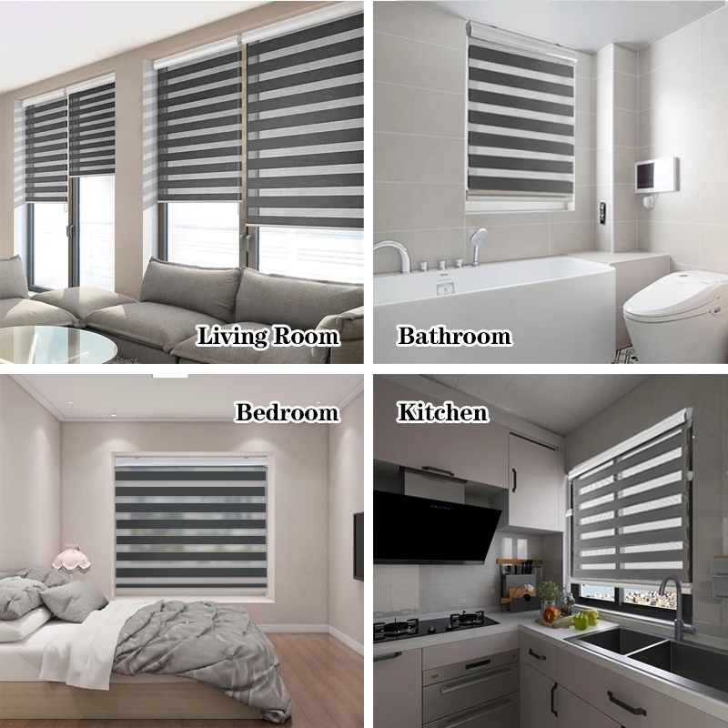 180cm/160cm/150cm/120cm/90cm Curtain Blinds for Windows Korean Blinds Venetians Duo Roller Blinds - Image 6