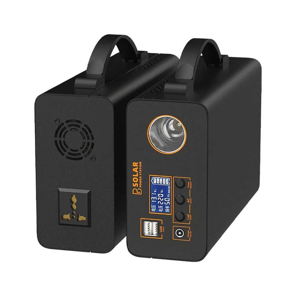 PB SOLAR power station solar portable 300w 192wh lithium battery original high capacity power bank - Image 8