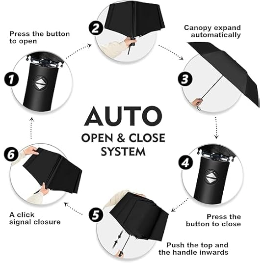 Automatic UV Umbrella Anti-Pressure Umbrella UV Sunscreen Folding Umbrella Sun/Rain payong - Image 8