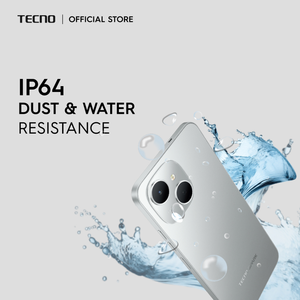 [NEW] TECNO Spark 40c 8GB (4+4)+128GB | 6000mAh 18W BIG Battery | 120Hz, 6.67'' Smooth Display｜IP64 - Image 4