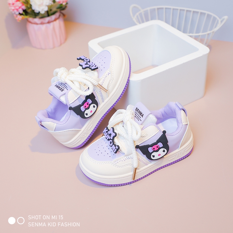 SENMA Korean Shoes For Kids Girls Rubber Shoes Cartoon Sneakers Kuromi Baby Shoes 1 to 6 Years Old - Image 7