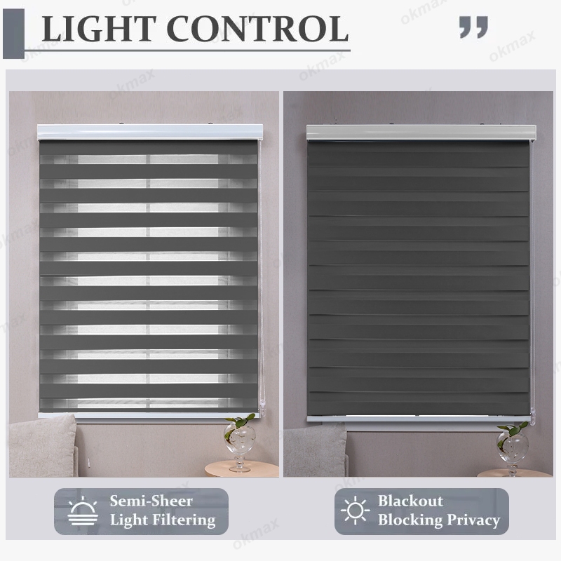 180cm/160cm/150cm/120cm/90cm Curtain Blinds for Windows Korean Blinds Venetians Duo Roller Blinds - Image 5