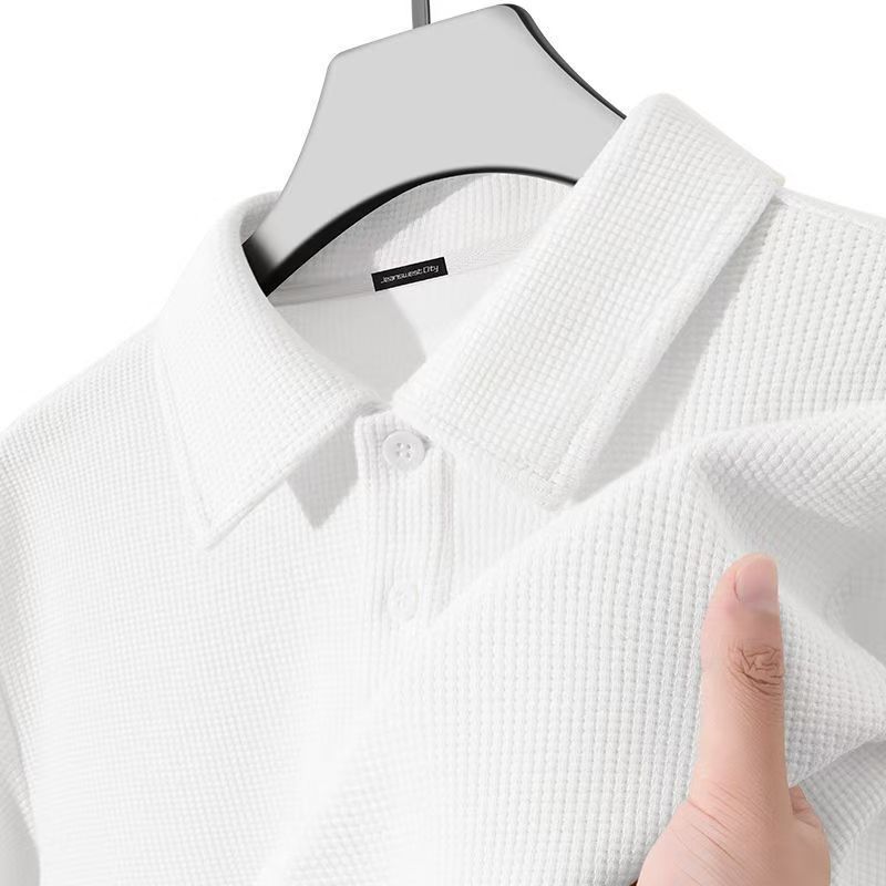 Simple Rush Tropical Chill Waffle Polo Lightweight Breathable & Affordable for Men & Women — view 7