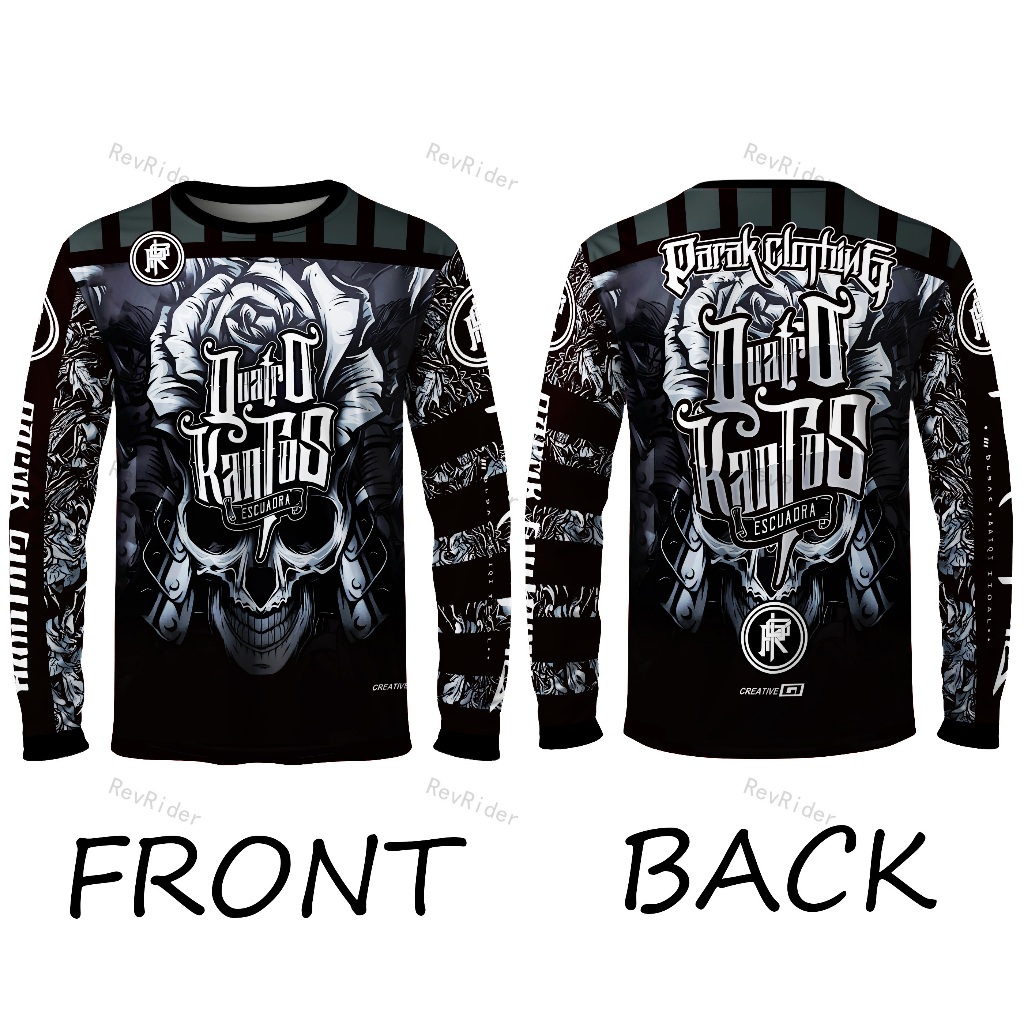 Riding Motorcycle Jersey Long Sleeve Moto Shirt in Full Sublimation - Available in 5 Sizes sportwear - Image 3