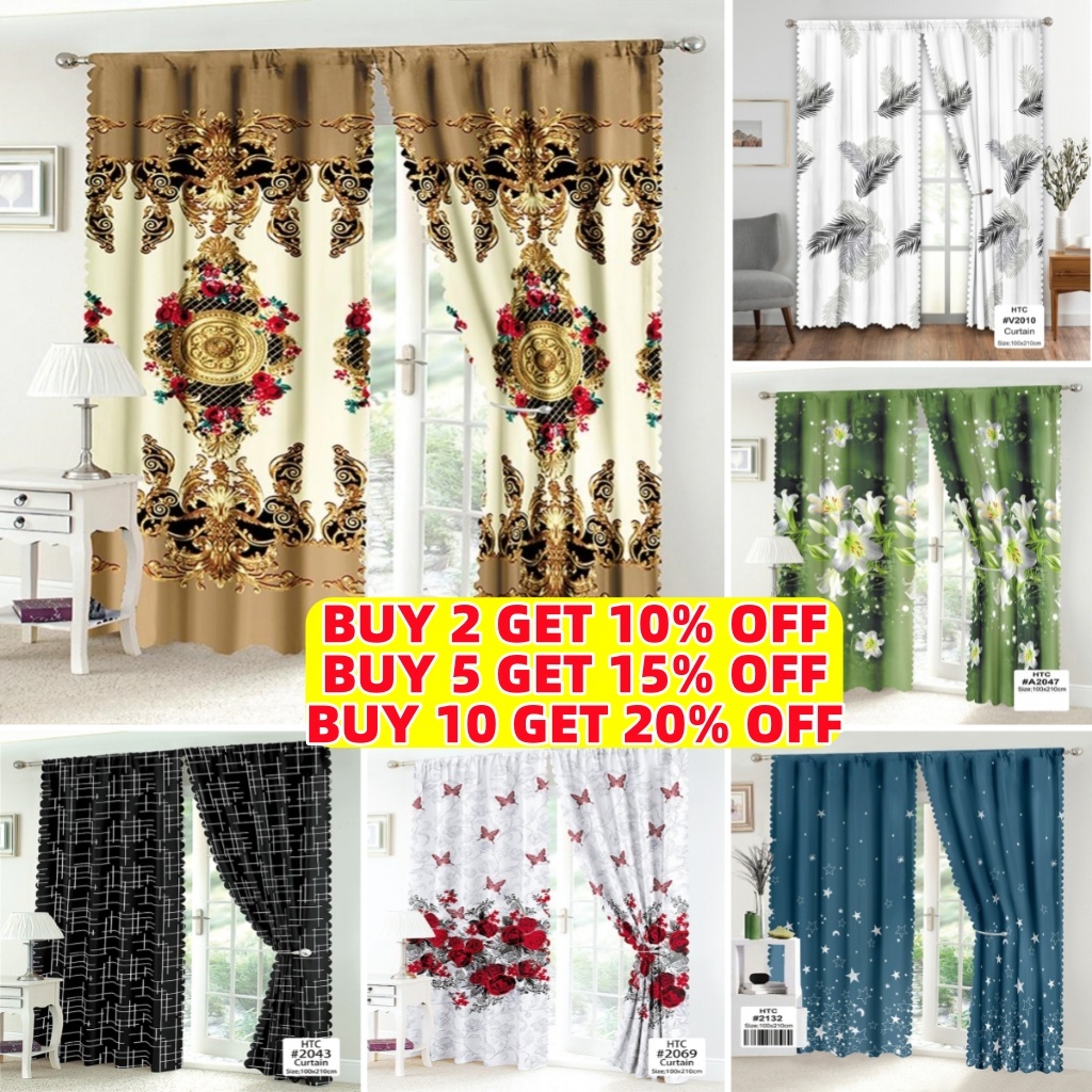 98K 100x210CM Curtain For Window Door Curtain Lace Curtain Window String Curtain Kurtina