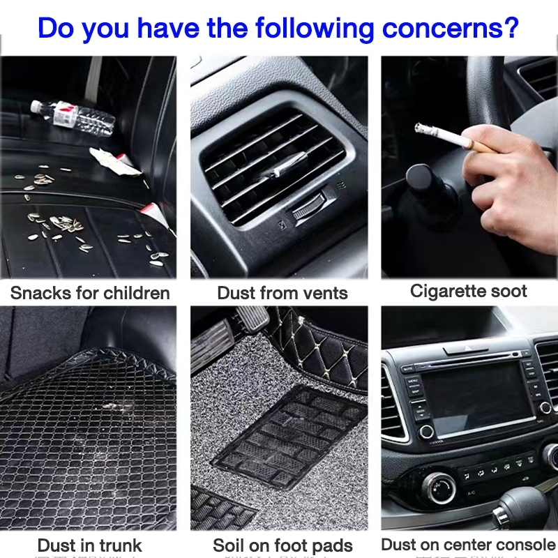 【COD】Wet&Dry cordless Car mounted vacuum cleaner Rechargeable mini Handheld set 4in1Portable Vacuum - Image 3