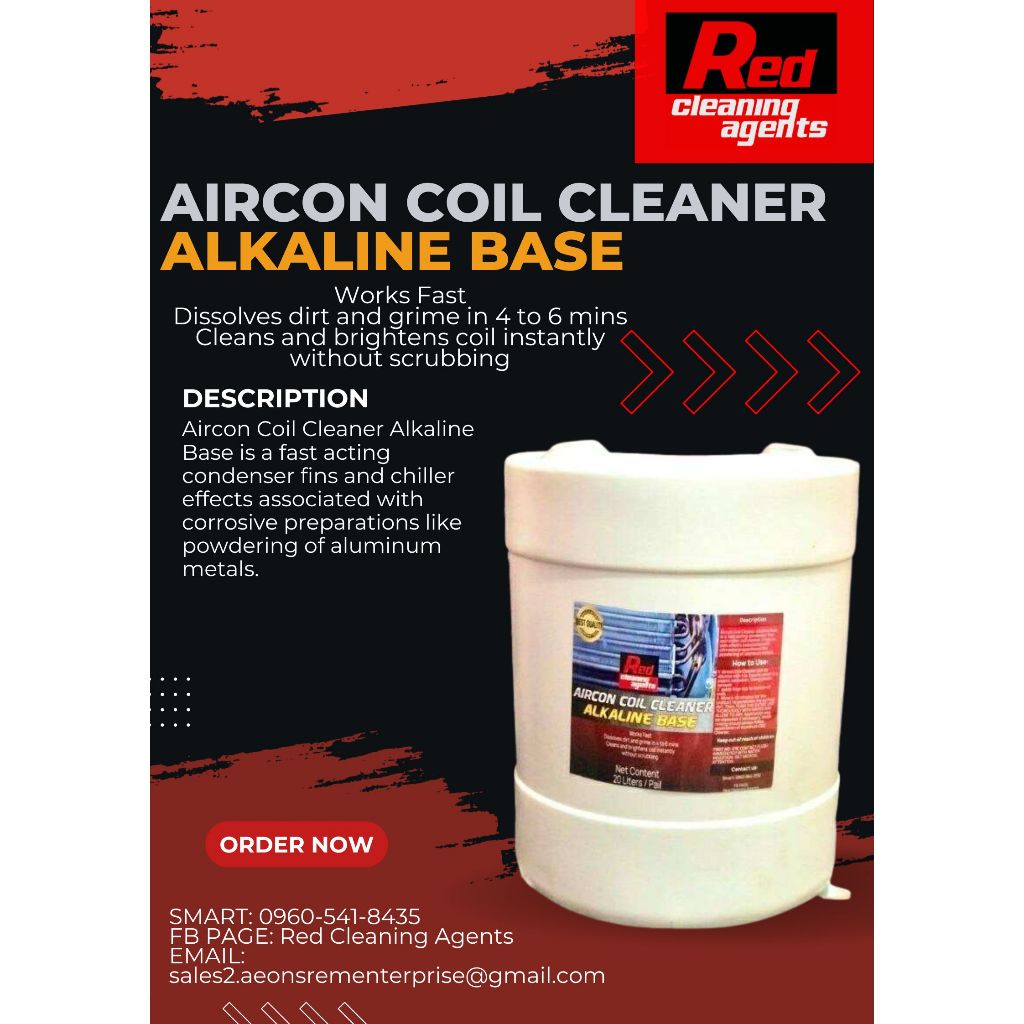 PAIL RED CLEANING AGENTS