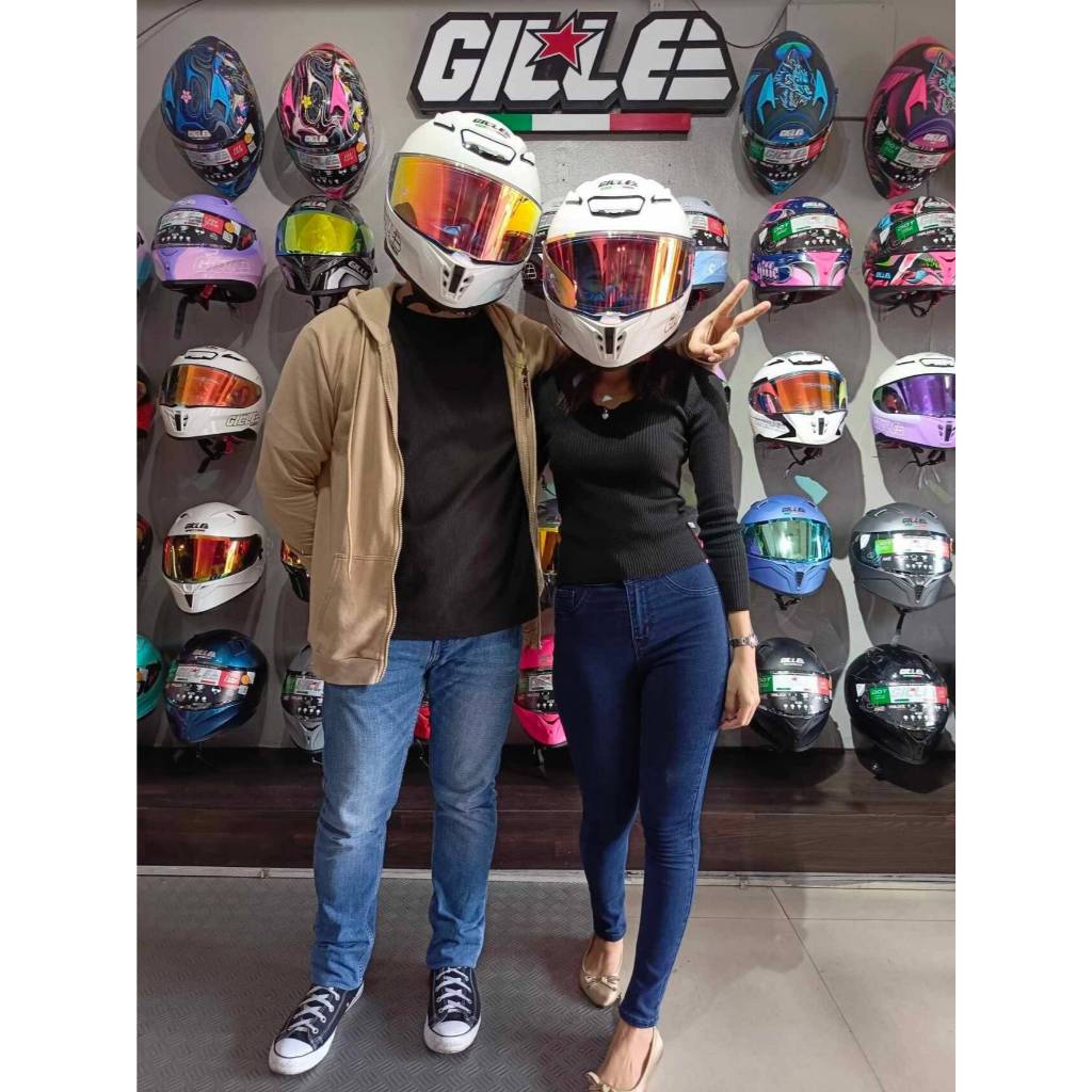 【𝑩𝒖𝒚 𝟏 𝑻𝒂𝒌𝒆 𝟏】GILLE COUPLE KERENA Buy 1 Take 1 Revo Visor Helmet Full Face for Motorcycle Free Visor - Image 3