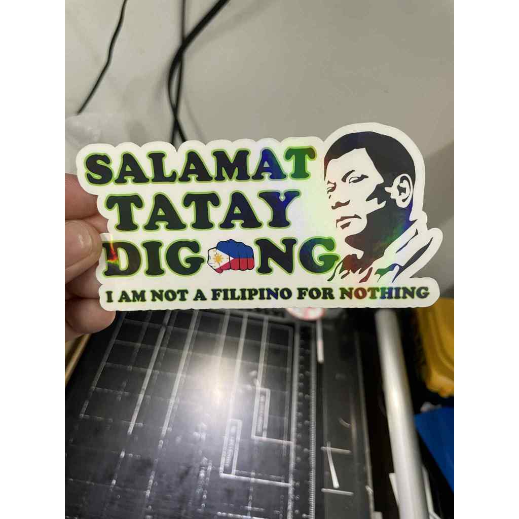 Du30 sticker BUY 1 TAKE 1  of PREMIUM QUALITY STICKER (waterproof scratch proof non faded) — view 2