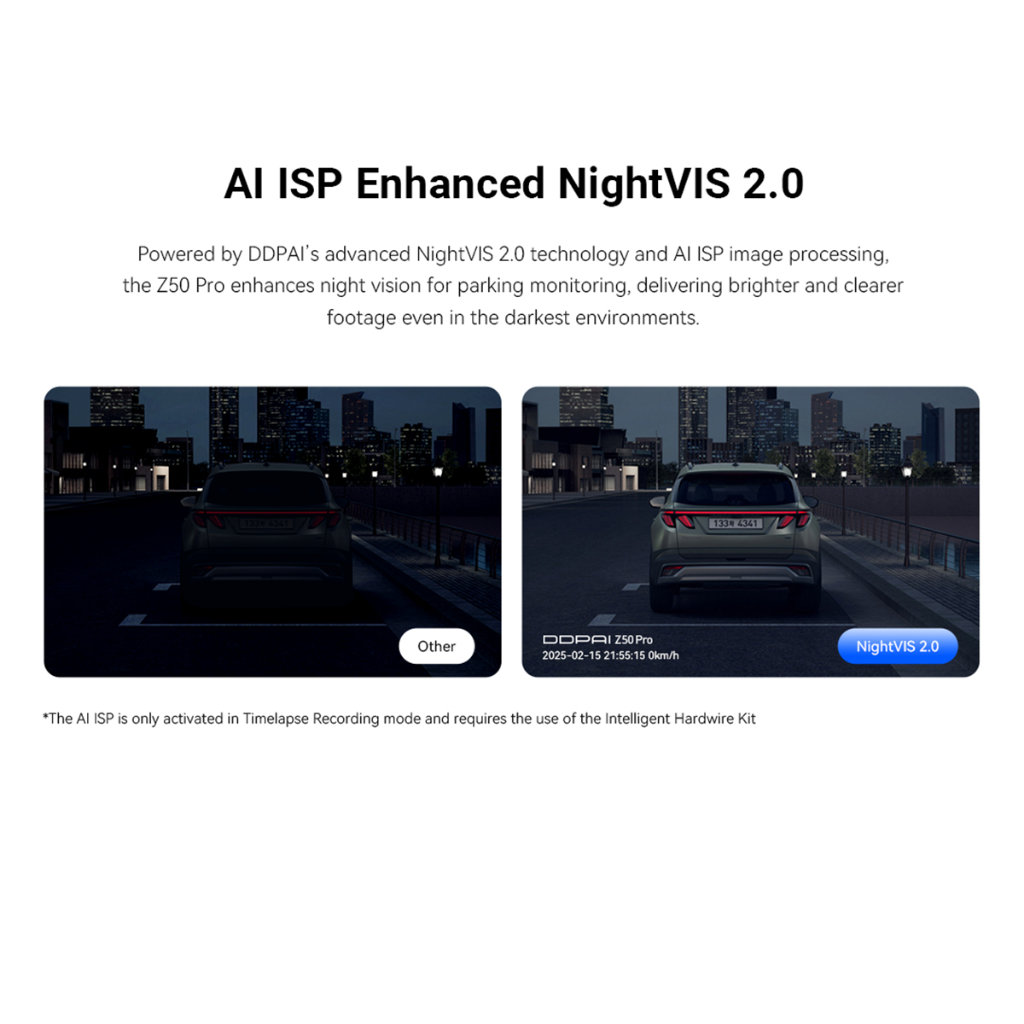 [NEW] DDPAI Z50 Pro 4K UHD Dual Wi-Fi6  5GHZ ADAS Super NightVisin Dash Cam with 4G Connectivity GPS - Image 4