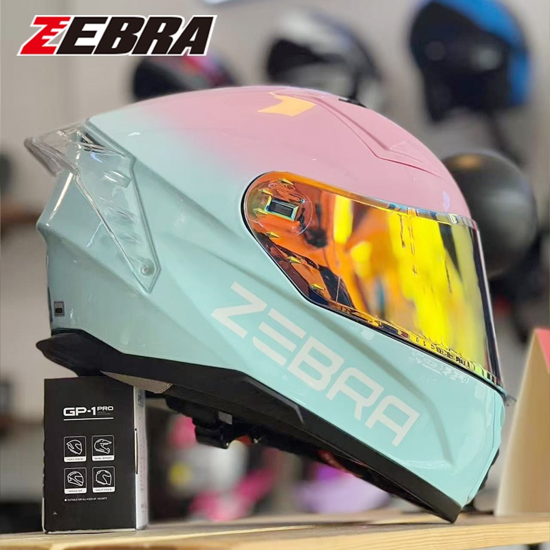 ZEBRA helmet full face motorcycle helmet dual visor for men women free sliver/revo lens 2023PARADIGM - Image 7
