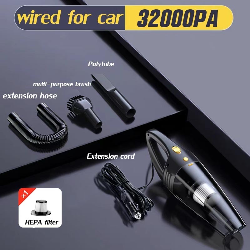 【COD】Wet&Dry cordless Car mounted vacuum cleaner Rechargeable mini Handheld set 4in1Portable Vacuum - Image 5