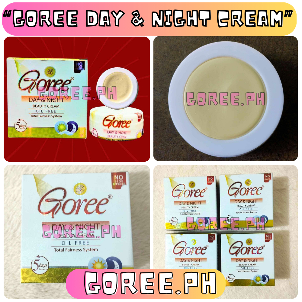 Goree Day & Night Creams 10個入り Goree Day & Night Beauty Cream