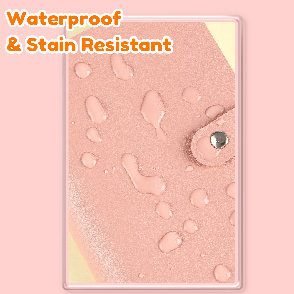 savings storage book, savings wallet storage book, can hold 100 pocket money, book type with button - Image 4