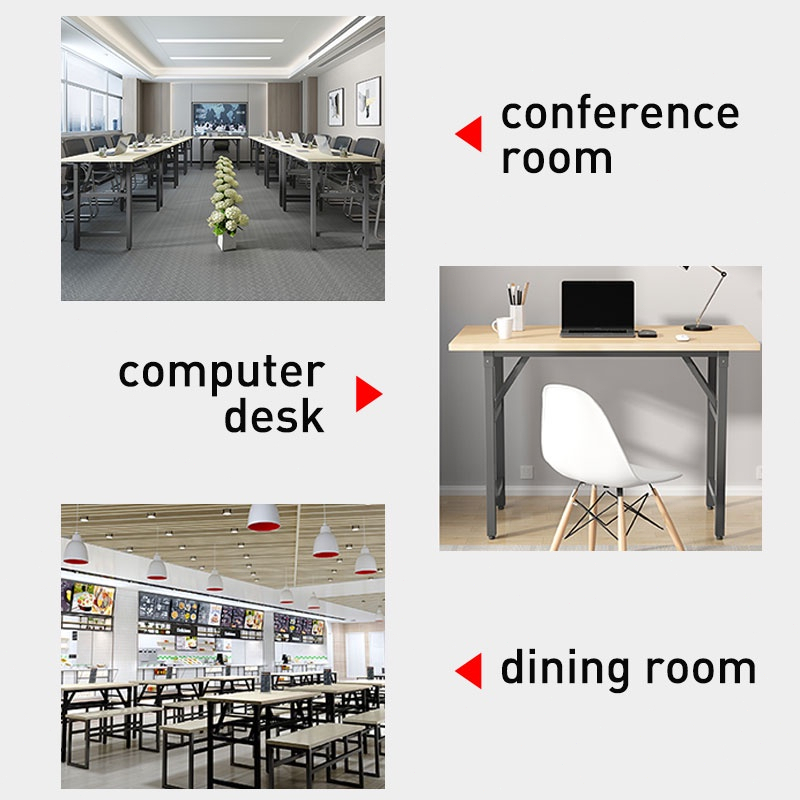 Eone Home Foldable Table Study Table Computer Table Dining Table Wooden For Room Office Table - Image 6