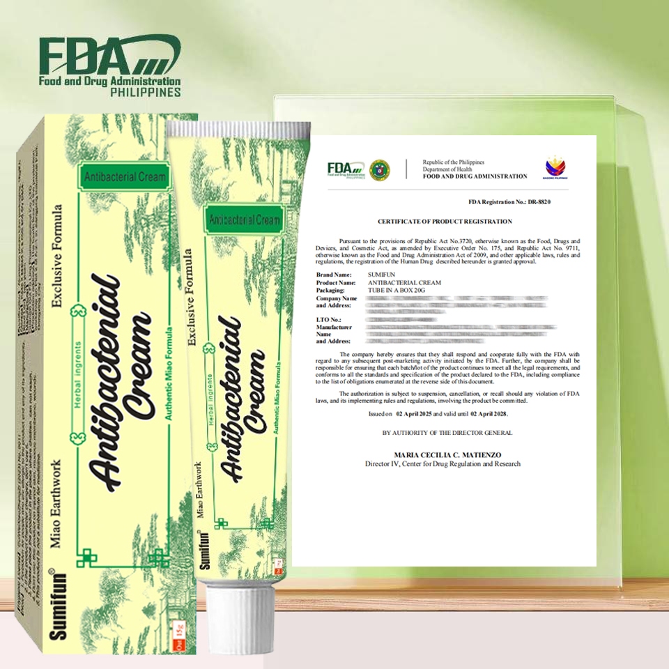 FDA MiaoJia ZuFang 3Pcs Herbal Antifungal Cream for Psoriasis and Eczema (Adults/Children)15g*3 zdf — view 5