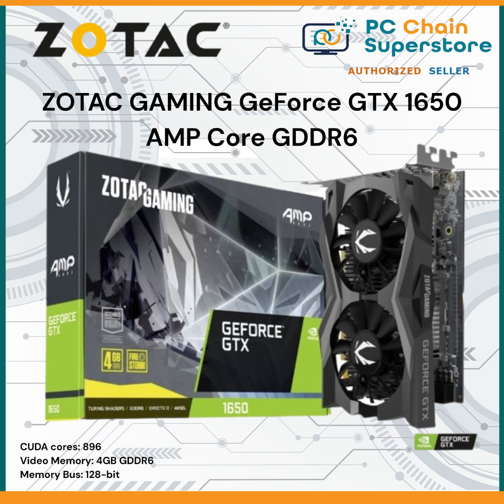 Pin Gtx1650 Amp Shop Graphic Card Zotac Gtx 1650 For Sale On