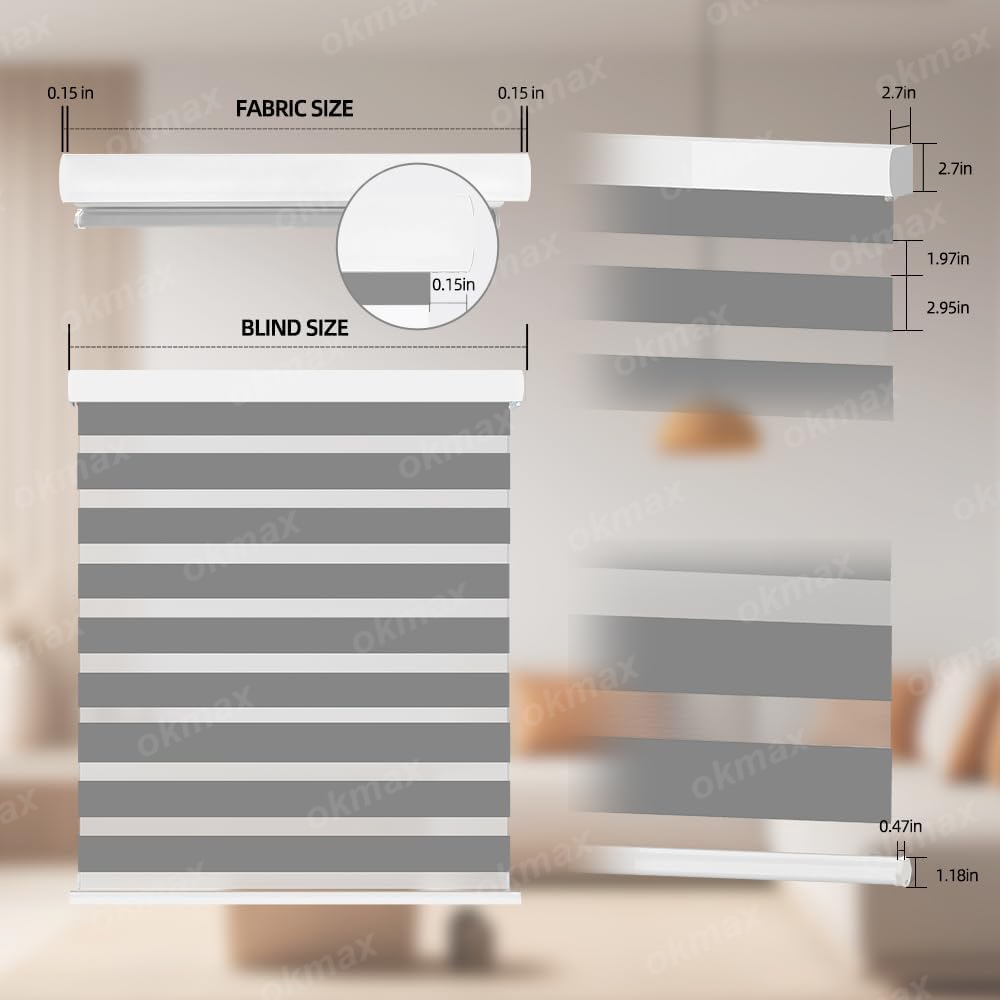 180cm/160cm/150cm/120cm/90cm Curtain Blinds for Windows Korean Blinds Venetians Duo Roller Blinds - Image 8