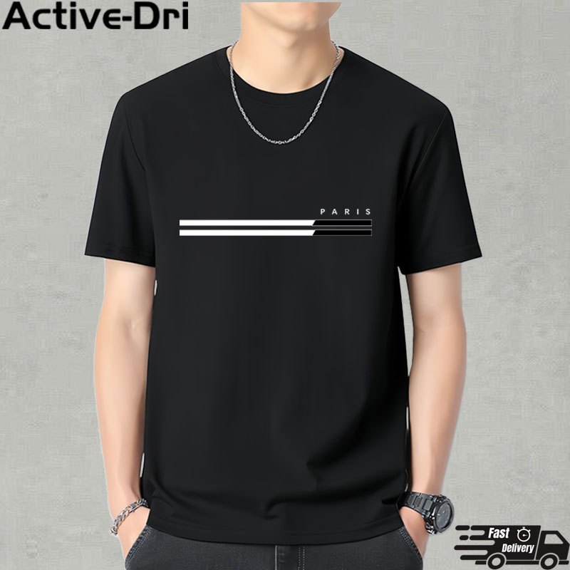 [BUY 1 TAKE 1] 3Color active Men's simple casual printed T-shirt Short-sleeved crew neck Size：xs-xxl - Image 4