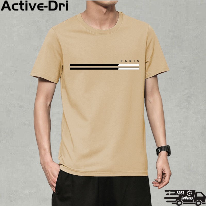 [BUY 1 TAKE 1] 3Color active Men's simple casual printed T-shirt Short-sleeved crew neck Size：xs-xxl - Image 6