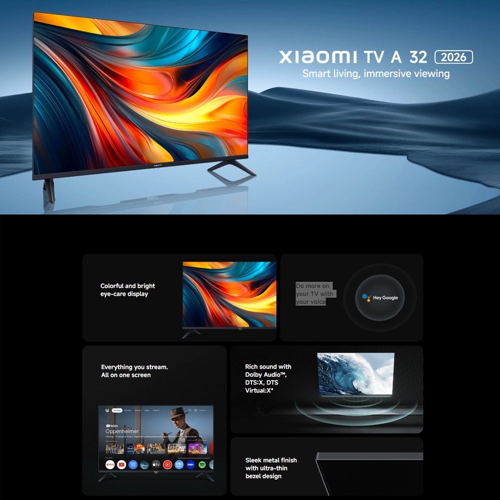Xiaomi TV A 32 Inch 2026 HD Resolution - Image 2