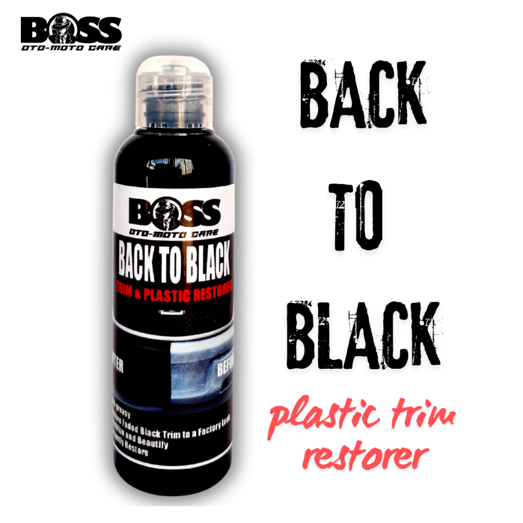 2PCS BOSS BACK TO BLACK PLASTIC TRIM RESTORER - Image 4