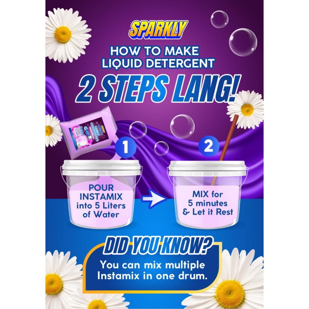 Sparkly Fabric Conditioner : Premium DIY Instakit Fabcon, 3 Liters to 18 Liters Yield — view 3