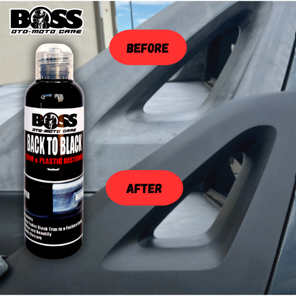BOSS BACK TO BLACK 2PC 65ML PLASTIC TRIMS RESTORER - Image 3