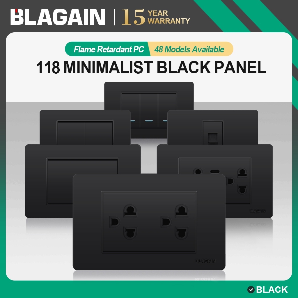 Blagain SUPER Wide Series 1, 2, 3 Gang Switch/Outlet