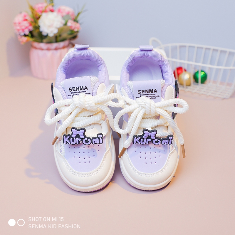 SENMA Korean Shoes For Kids Girls Rubber Shoes Cartoon Sneakers Kuromi Baby Shoes 1 to 6 Years Old - Image 6