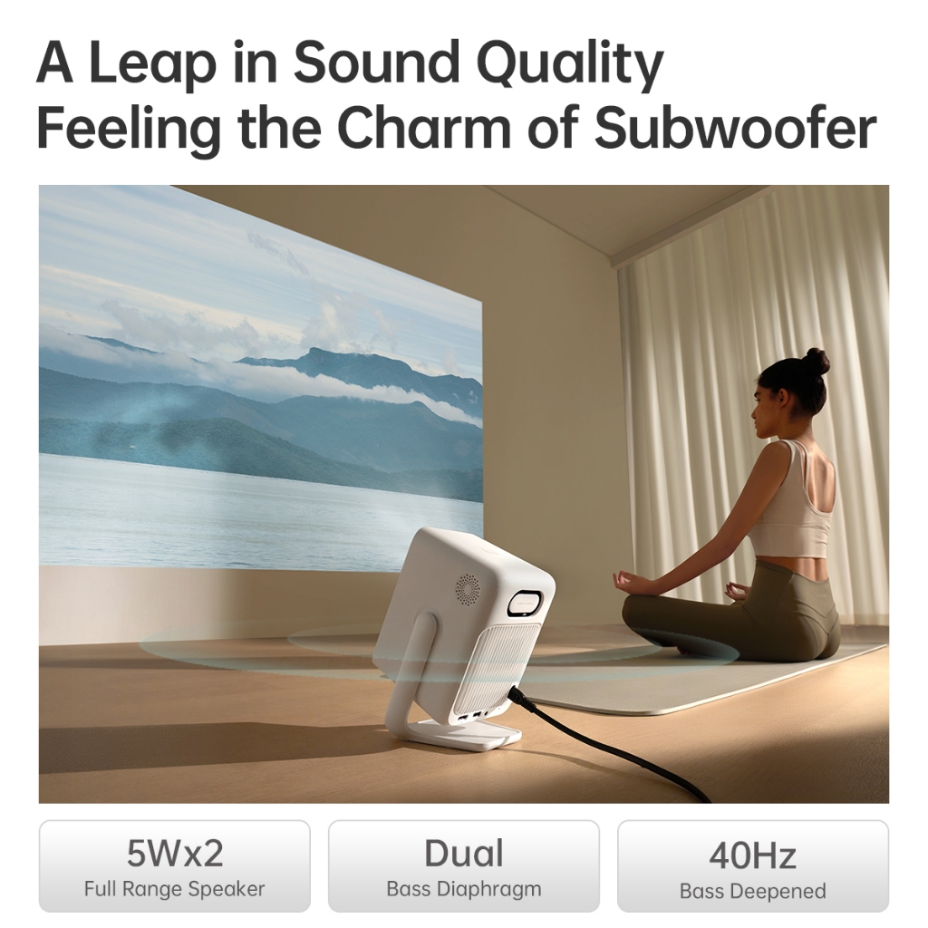 [NEW] Wanbo T2 Ultra Gimbal Projector Free Angle 1080P Full HD Android 11.0 ASA 3.0 Technology - Image 7