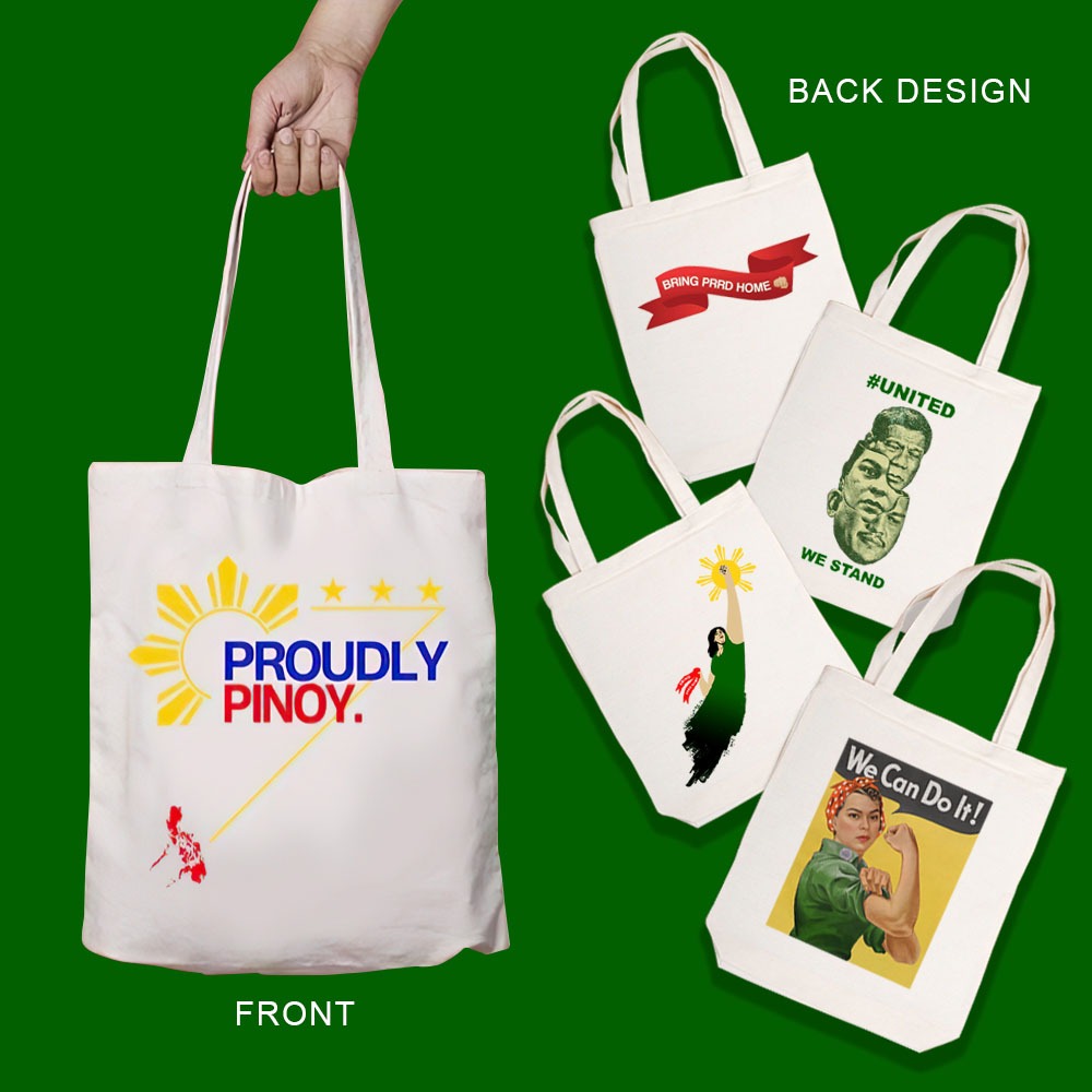 Proudly Pinoy Canvas Bag PRRD Graphic Print - Image 6