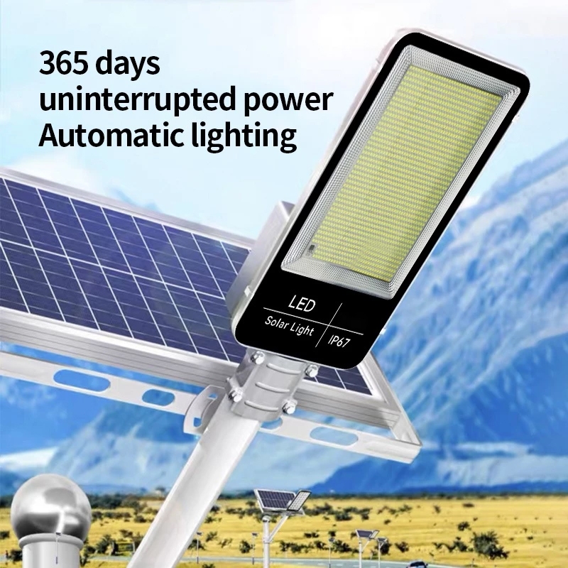 Gold Star LED Solar Street Lights Outdoor IP67 Solar Lights Outdoor Waterproof Automatic With Remote - Image 2