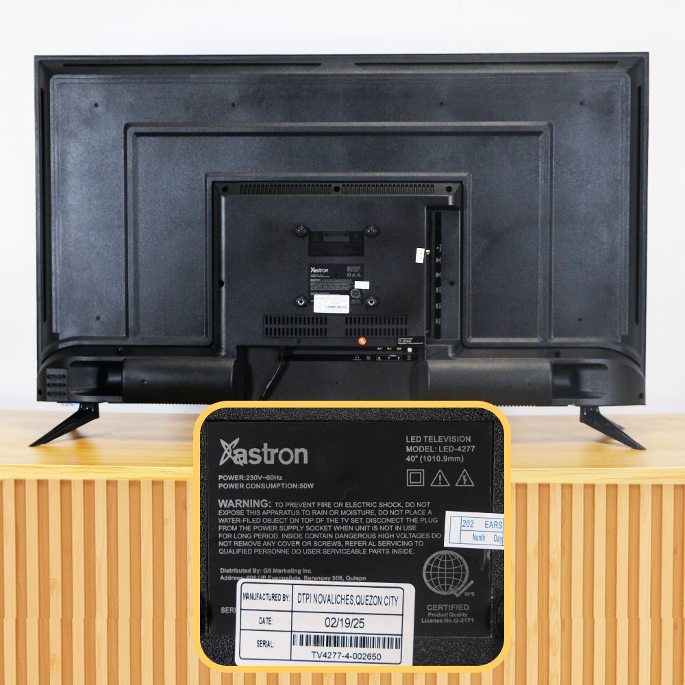 Astron LED4277 40 Inch Smart TV - Full HD | Netflix & Youtube | Screen-Mirroring  | WIFI + LAN - Image 7
