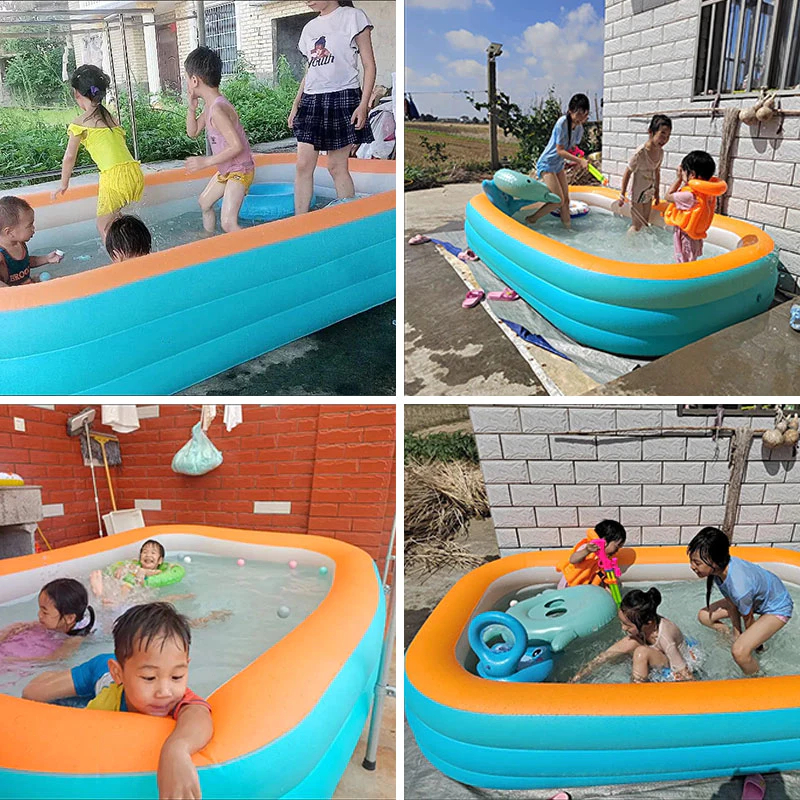 OOKAS Portable Thickened Big Inflatable Swimming Pool For Kids/Adult Indoor/Outdoor Family Size - Image 8