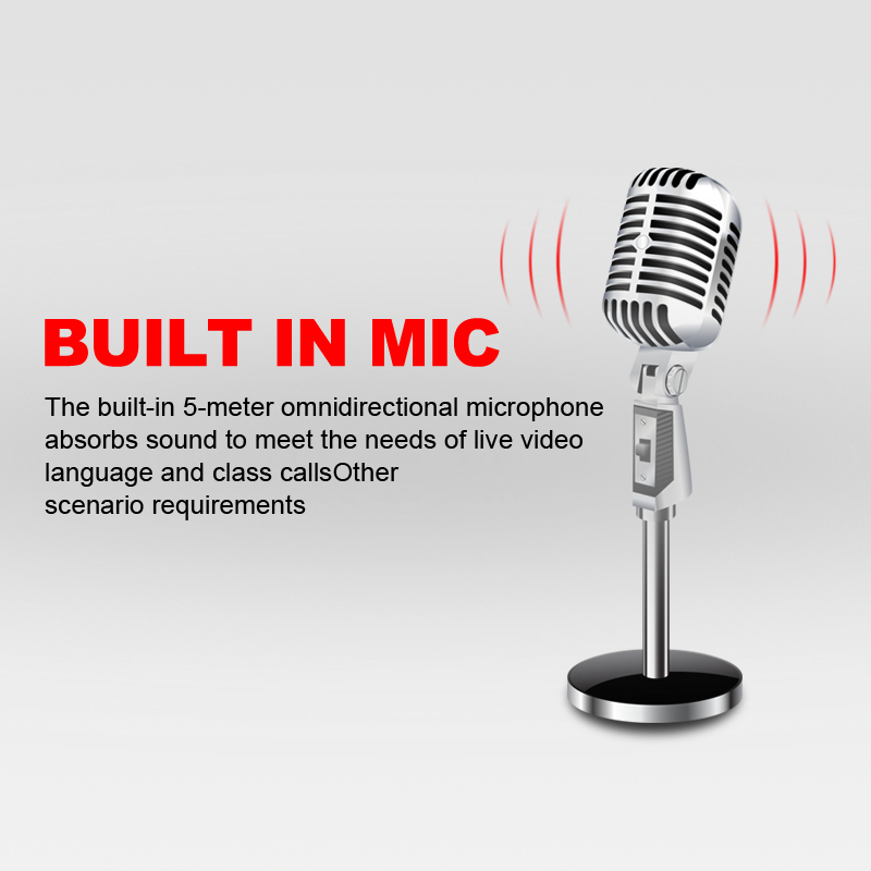 Inplay C1080PRO Web Camera HD 1080P USB 2.0 Port Hi-Speed With Mic Web Camera For PC Laptop Camera - Image 7