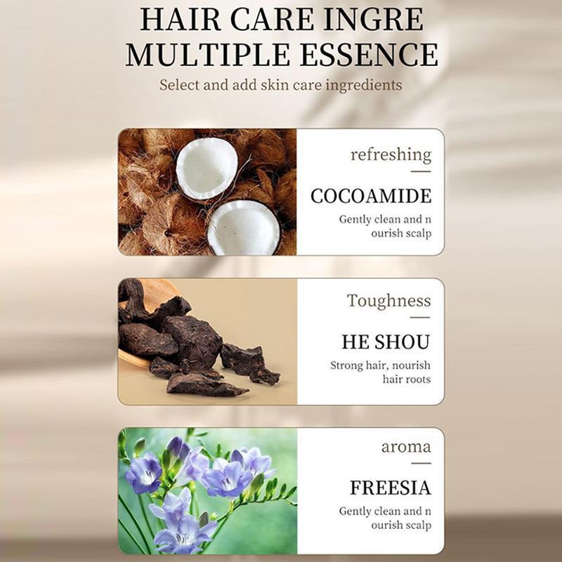 【BUY 1 TAKE 1】Coconut Oil Shampoo Hair Care Smooth Scalp Treatment Dandruff Coconut Oil Shower Gel - Image 6