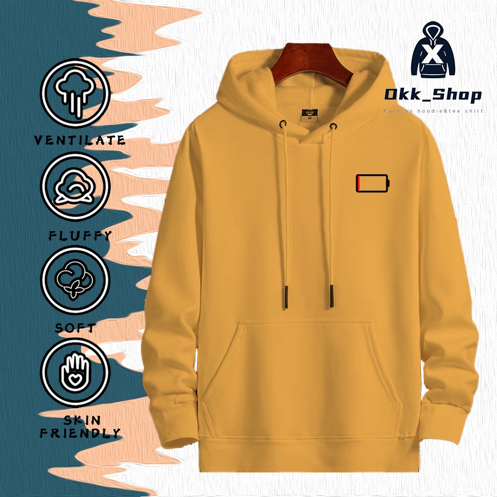 Okk_Hoodie jacket for men Not enough power design Korean style jacket unisex jacket for men&women - Image 8