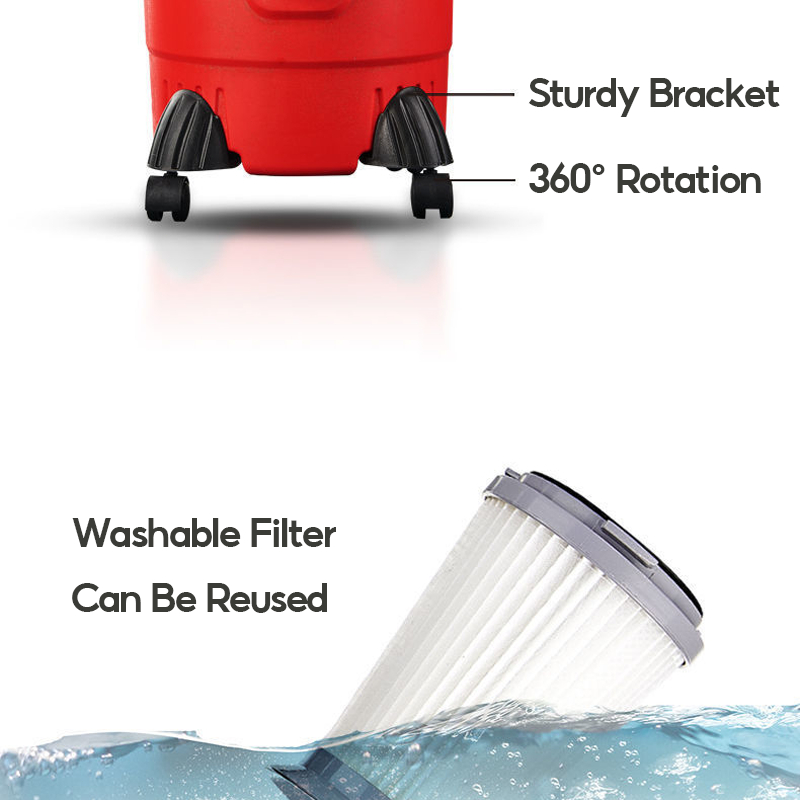 Tixx 18000Pa Vacuum Cleaner for Home Wet and Dry Blow 3 In 1 Dust Mite for Bed Sofa Car Floor 15/18L - Image 6