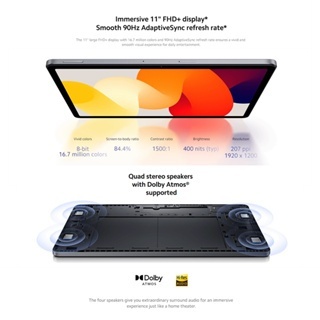 𝘟𝘐𝘈𝘖𝘔𝘐 Mi PAD PRO Tablet 16GB RAM+512GB ROM 10.5 Inch Tablet Android With Pen 4G LTE Dual SIM Card - Image 3